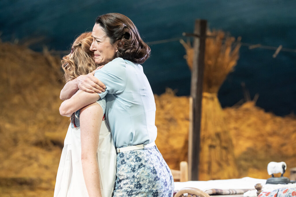Martha Dunlea Christina and Natalie Radmall Quirke Kate in Dancing at Lughnasa. Photo by Johan Persson