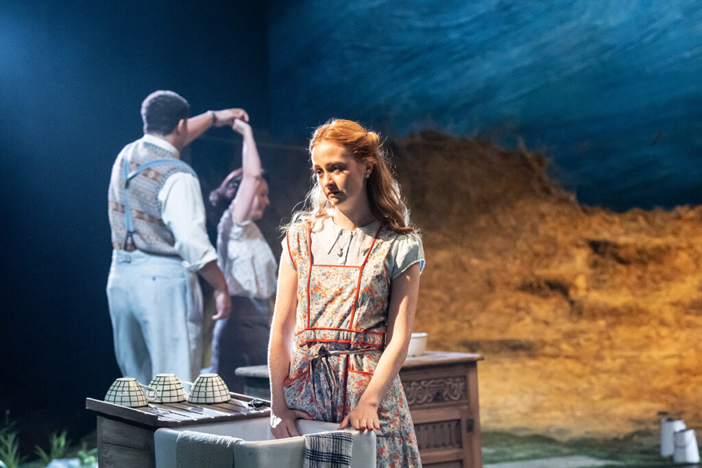 Martha Dunlea Christina Marcus Rutherford Gerry and Laura Pyper Agnes in Dancing at Lughnasa. Photo by Johan Persson