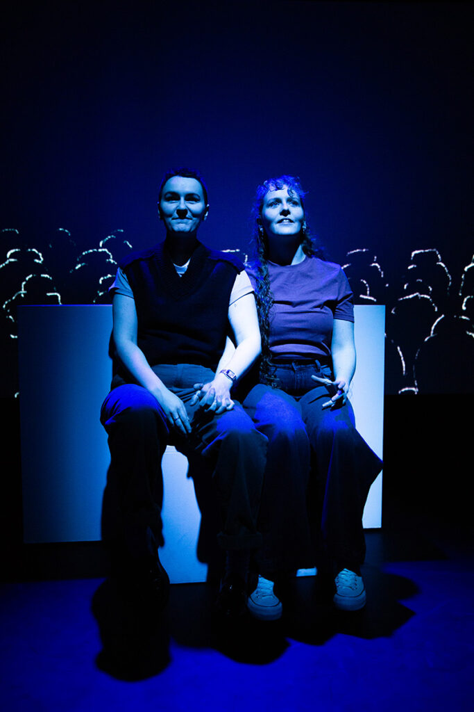 Em Prendergast and Zoe McWhinney in Barrier(s) - credit Becky Bailey Photography