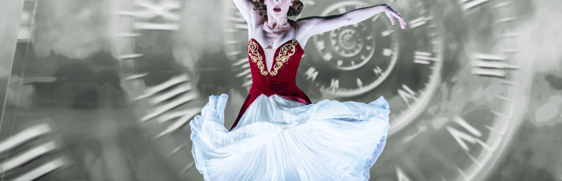 Matthew Bourne's production of THE RED SHOES. Ashley Shaw as Victoria Page.