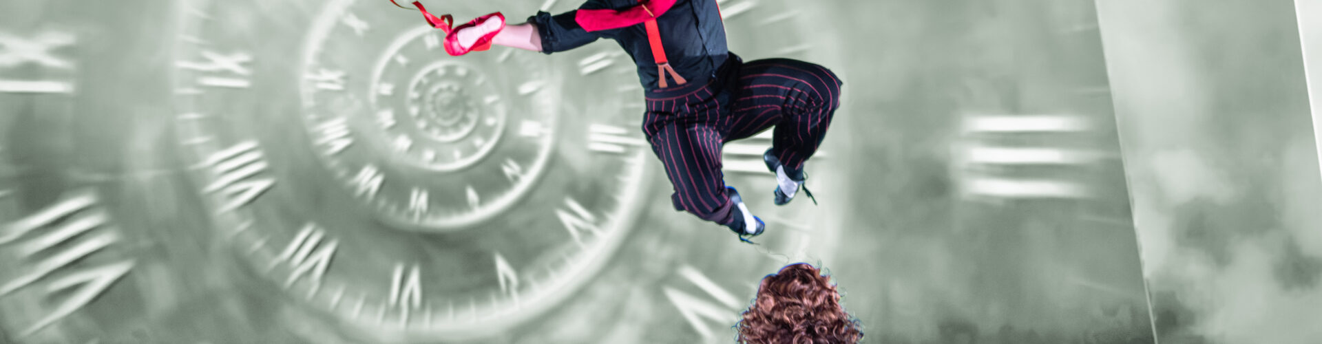Matthew Bourne's production of THE RED SHOES. Glenn Graham (Grischa Ljubov) and Ashley Shaw (Victoria Page). Photo by Johan Persson