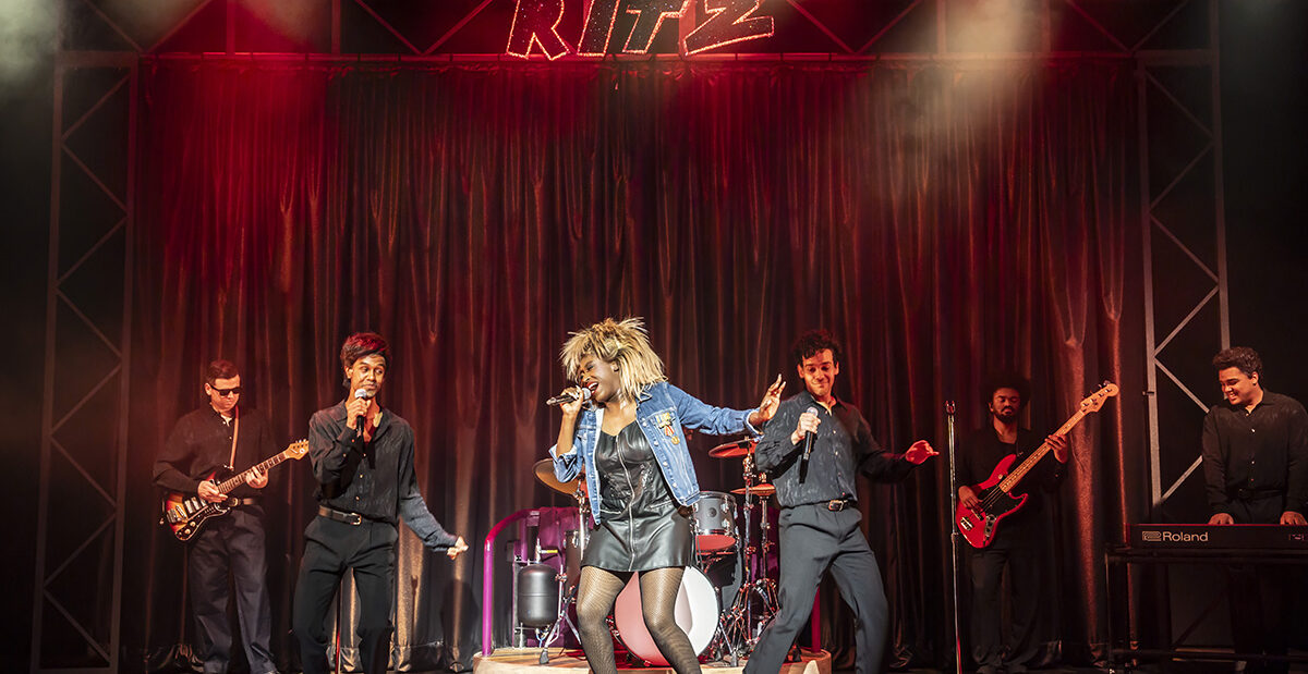 TINA - THE TINA TURNER MUSICAL. Jochebel Ohene MacCarthy (Tina Turner) and Company. Photo by Johan Persson