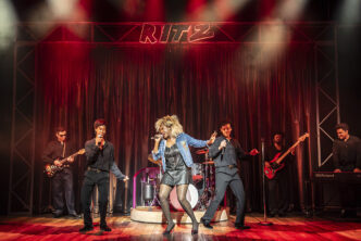 TINA - THE TINA TURNER MUSICAL. Jochebel Ohene MacCarthy (Tina Turner) and Company. Photo by Johan Persson