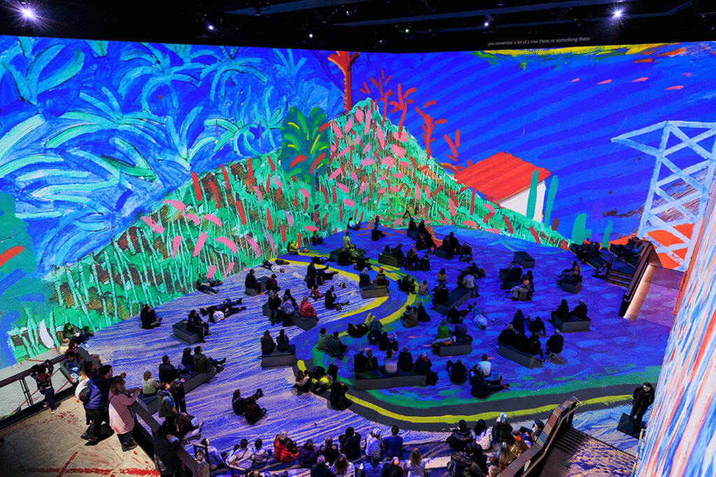 David Hockney - Bigger & Closer (not smaller & further away) - Lightroom - credit Justin Sutcliffe