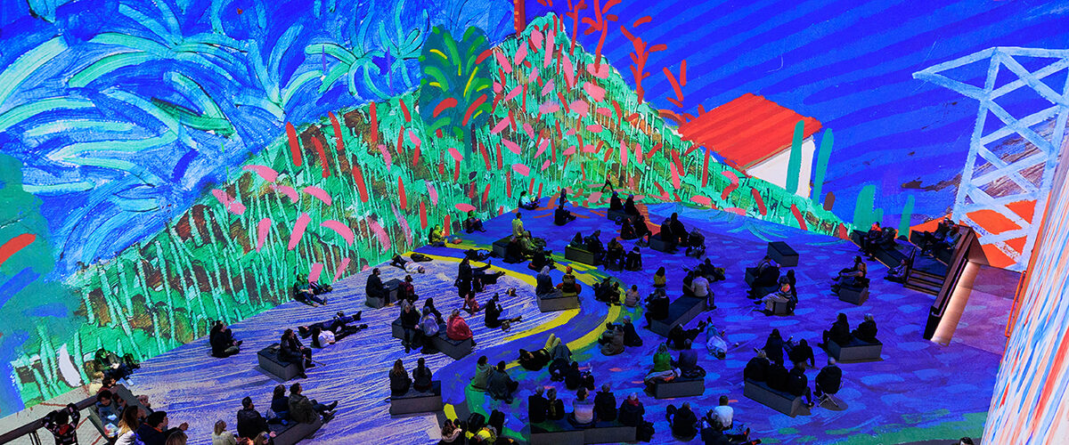 David Hockney - Bigger & Closer (not smaller & further away) - Lightroom - credit Justin Sutcliffe