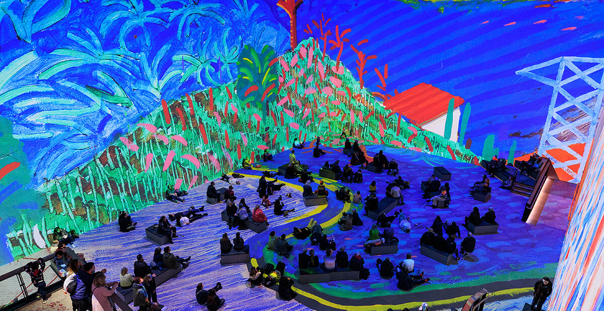 David Hockney - Bigger & Closer (not smaller & further away) - Lightroom - credit Justin Sutcliffe