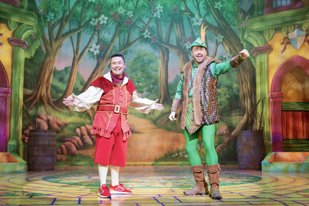 Ben Nickless and Jason Manford in Robin Hood