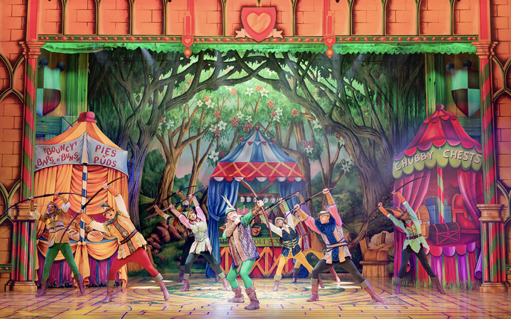 Jason Manford and ensemble in Robin Hood