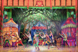 Jason Manford and ensemble in Robin Hood