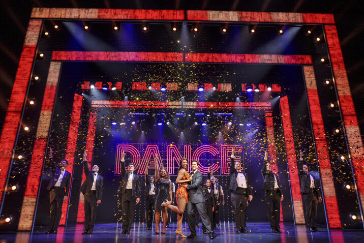 Sidonie Smith, Adam Garcia and Cast. Credit Paul Coltas