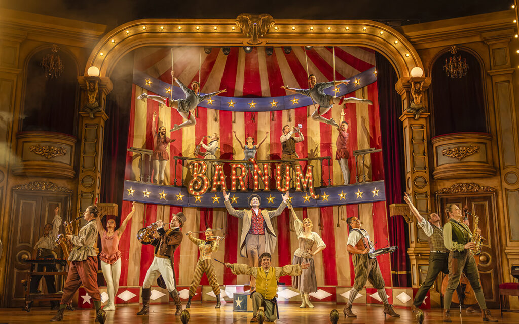 The Cast of Barnum UK Tour - Photo credit Pamela Raith