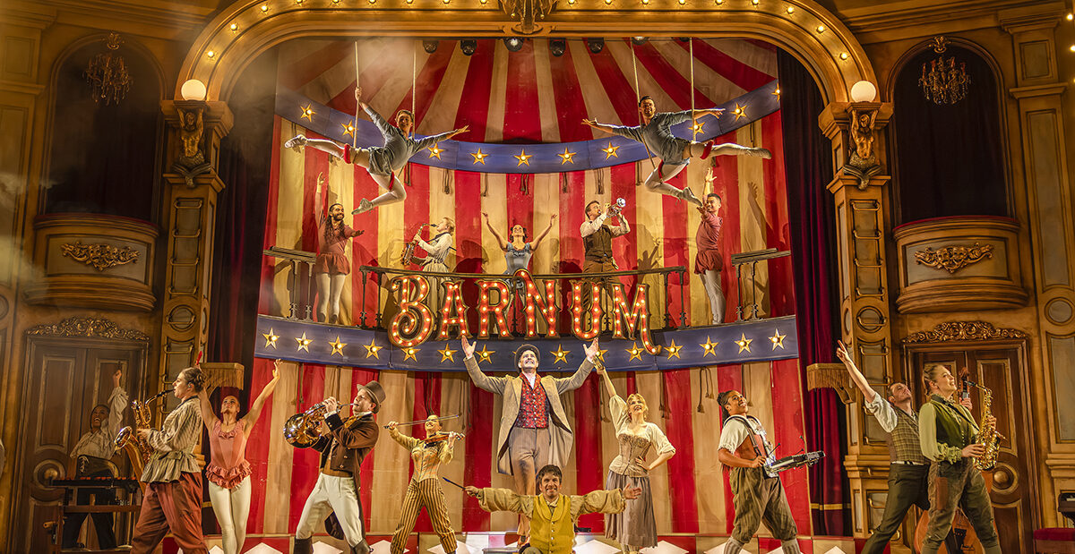 The Cast of Barnum UK Tour - Photo credit Pamela Raith
