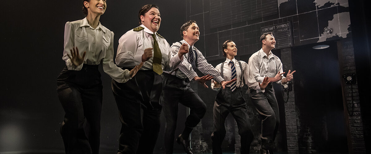 Operation Mincemeat left to right is Charlotte Hanna-Williams, Jamie-Rose Monk, Seán Carey, Holly Sumpton and Christian Andrews credit Matt Crockett