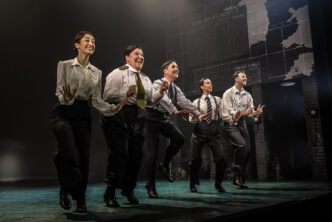 Operation Mincemeat left to right is Charlotte Hanna-Williams, Jamie-Rose Monk, Seán Carey, Holly Sumpton and Christian Andrews credit Matt Crockett