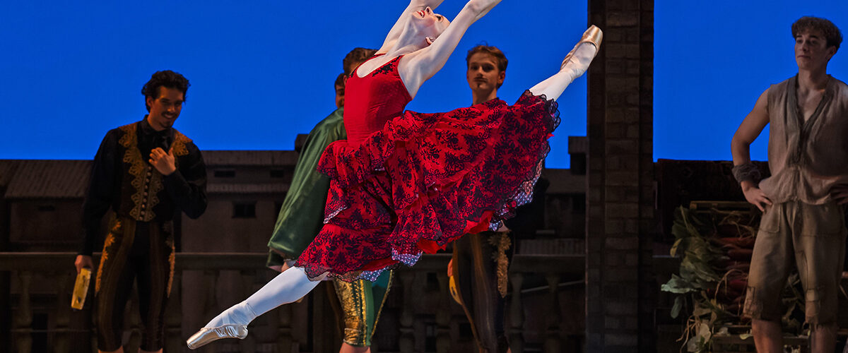 A scene from Don Quixote by Birmingham Royal Ballet @ Birmingham Hippodrome. Artistic Director Carlos Acosta. ©Tristram Kenton