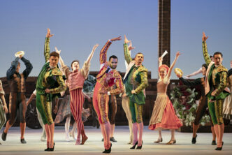 Matador Scene featuring Brandon Lawrence as Espada Photo with Artists of Birmingham Royal Ballet; photo: Emma Kauldhar