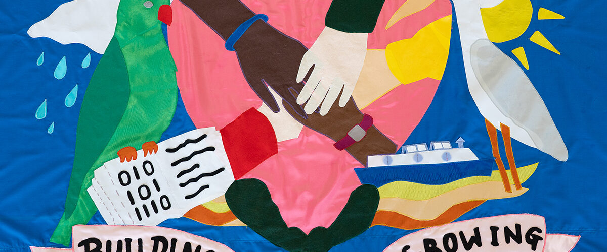 Art with Heart Banner. Photo by Breige Cobane