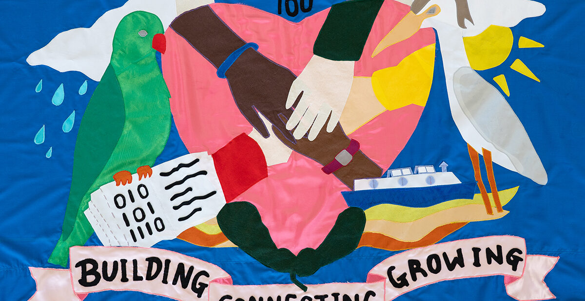 Art with Heart Banner. Photo by Breige Cobane