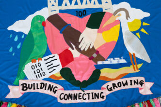 Art with Heart Banner. Photo by Breige Cobane