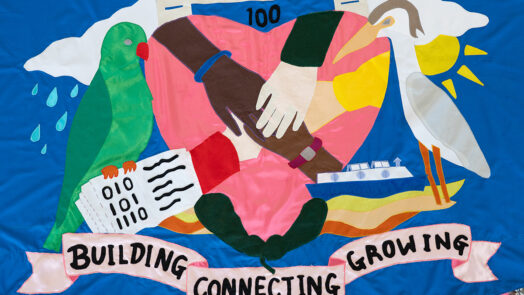 Art with Heart Banner. Photo by Breige Cobane