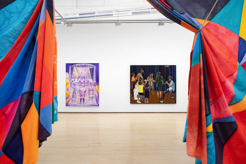 Curtain Up, 2026 [Installation View]. Photo by Michael Pollard