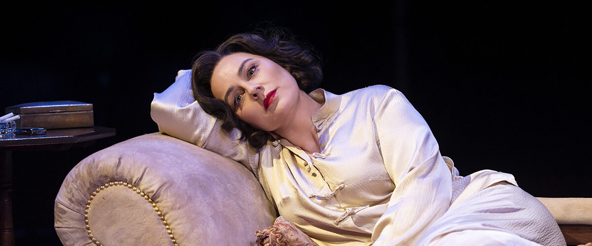 Jill Halfpenny in Private Lives at The Royal Exchange Theatre Credit: Johan Persson