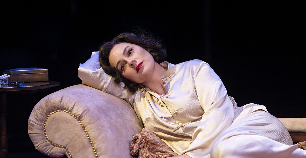 Jill Halfpenny in Private Lives at The Royal Exchange Theatre Credit: Johan Persson