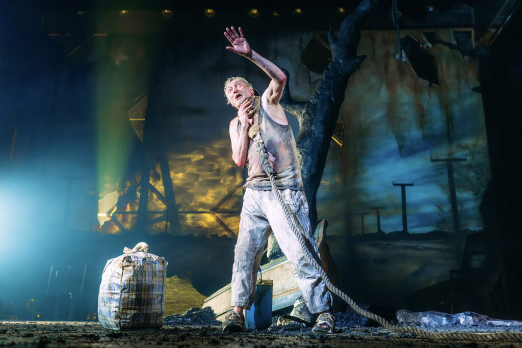 Michael Hodgson in Waiting for Godot. Credit Mihaela Bodlovic