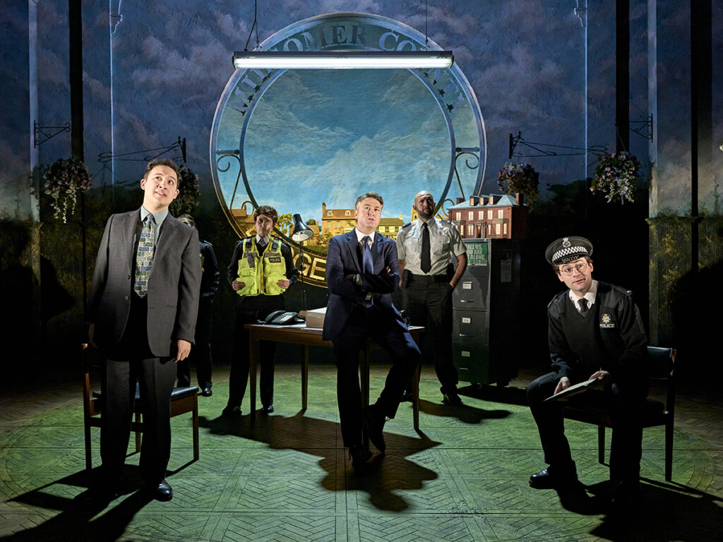 James Bradwell, Nathalie Barclay, Daniel Casey, Chris Agha & Rupert Sadler in The Killings at Badger's Drift, ©Manuel Harlan