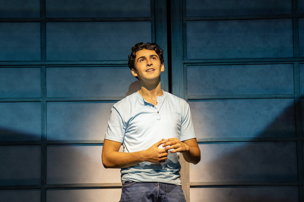 Gino Ochello as Daniel LaRusso in The Karate Kid, The Musical. Photo: Manuel Harlan