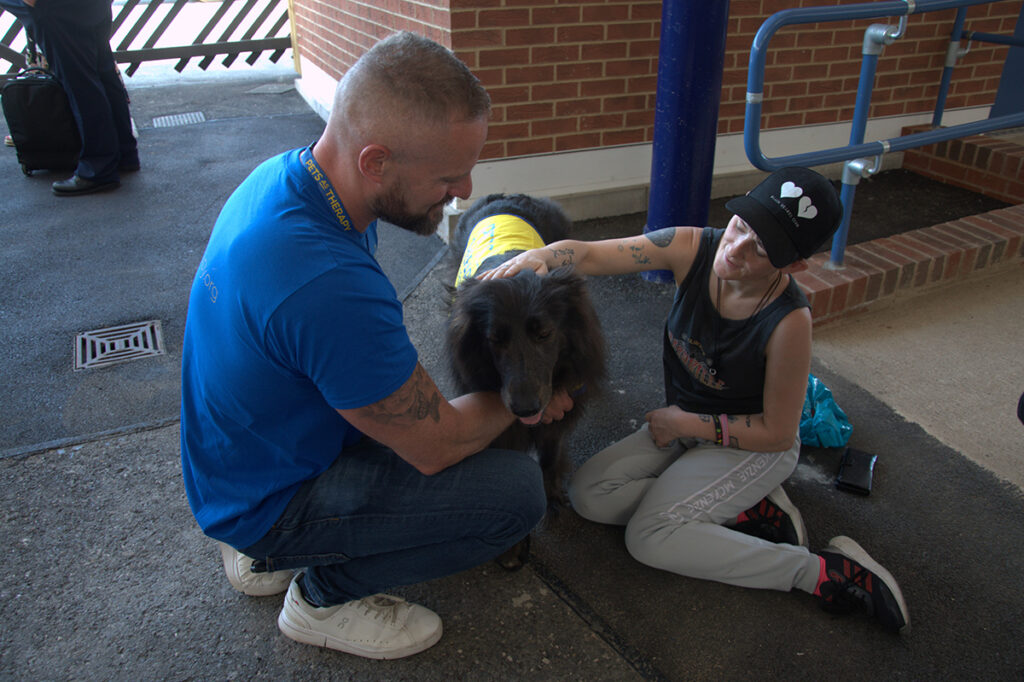 Nya, TPE's Pets as Therapy Dog. Photo courtesy of Transpennine Express