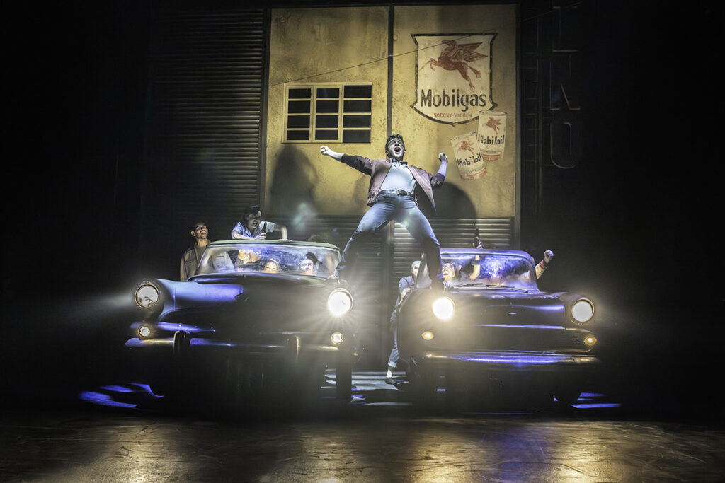 Matthew Bourne's THE CAR MAN. Jamie Duncan Campbell (Vito) and Company. Photo by Johan Persson