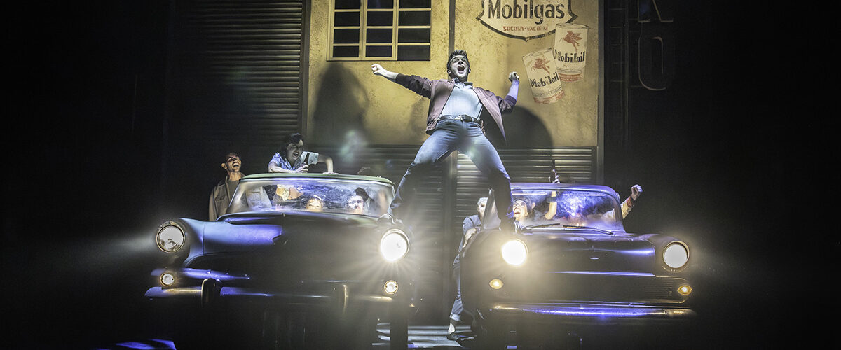 Matthew Bourne's THE CAR MAN. Jamie Duncan Campbell (Vito) and Company. Photo by Johan Persson