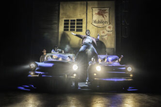 Matthew Bourne's THE CAR MAN. Jamie Duncan Campbell (Vito) and Company. Photo by Johan Persson