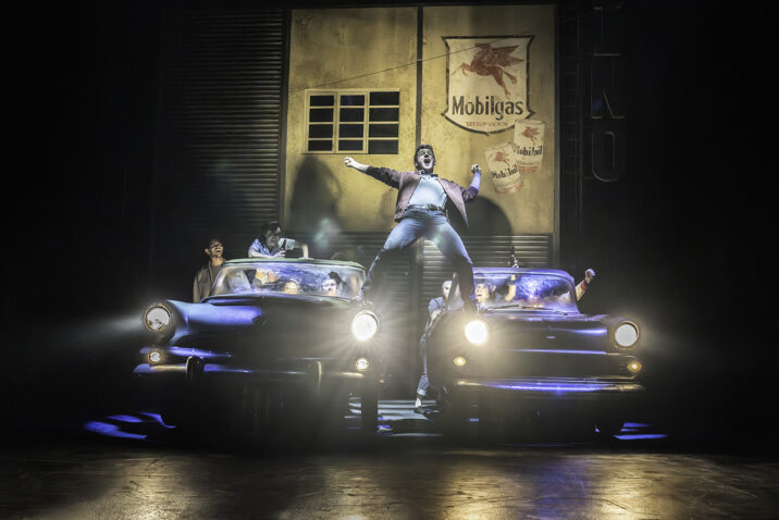 Matthew Bourne's THE CAR MAN. Jamie Duncan Campbell (Vito) and Company. Photo by Johan Persson