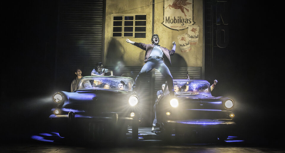 Matthew Bourne's THE CAR MAN. Jamie Duncan Campbell (Vito) and Company. Photo by Johan Persson