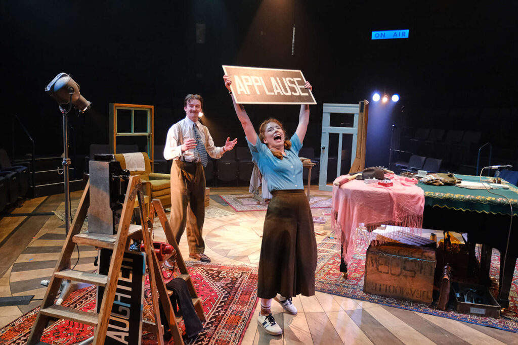 Murder for Two at Octagon Theatre, Bolton. Credit Tony Bartholomew