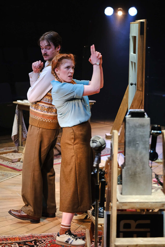 Murder for Two at Octagon Theatre, Bolton. Credit Tony Bartholomew