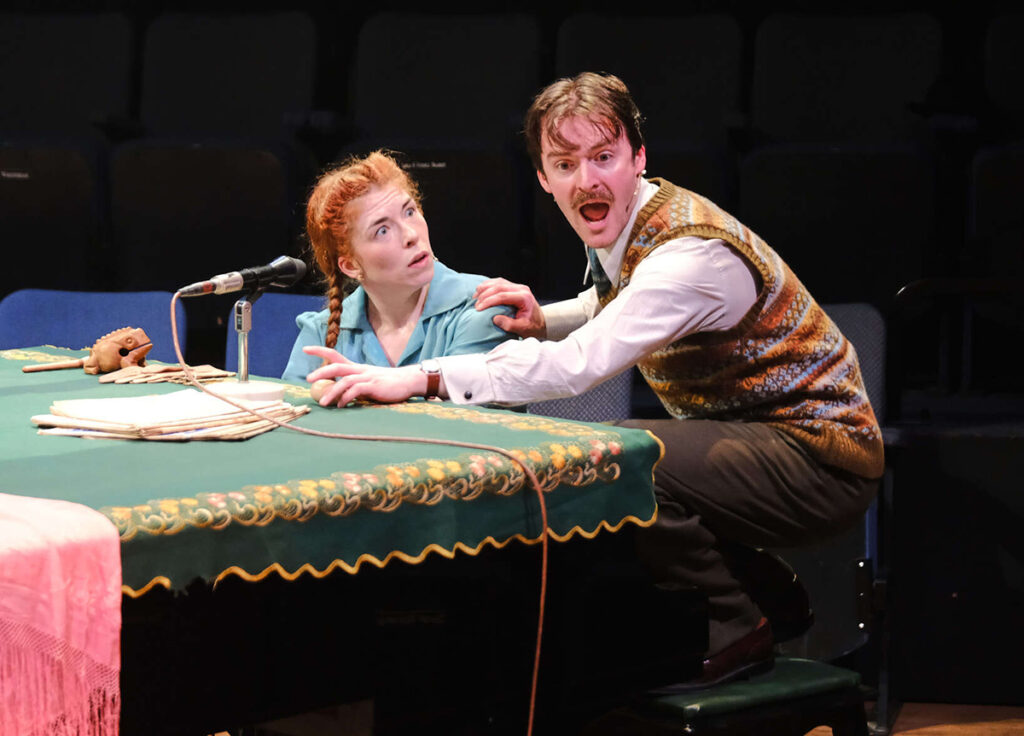Murder for Two at Octagon Theatre, Bolton. Credit Tony Bartholomew