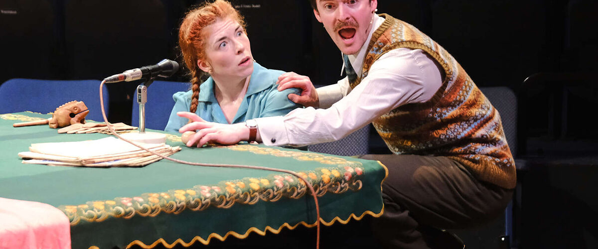 Murder for Two at Octagon Theatre, Bolton. Credit Tony Bartholomew