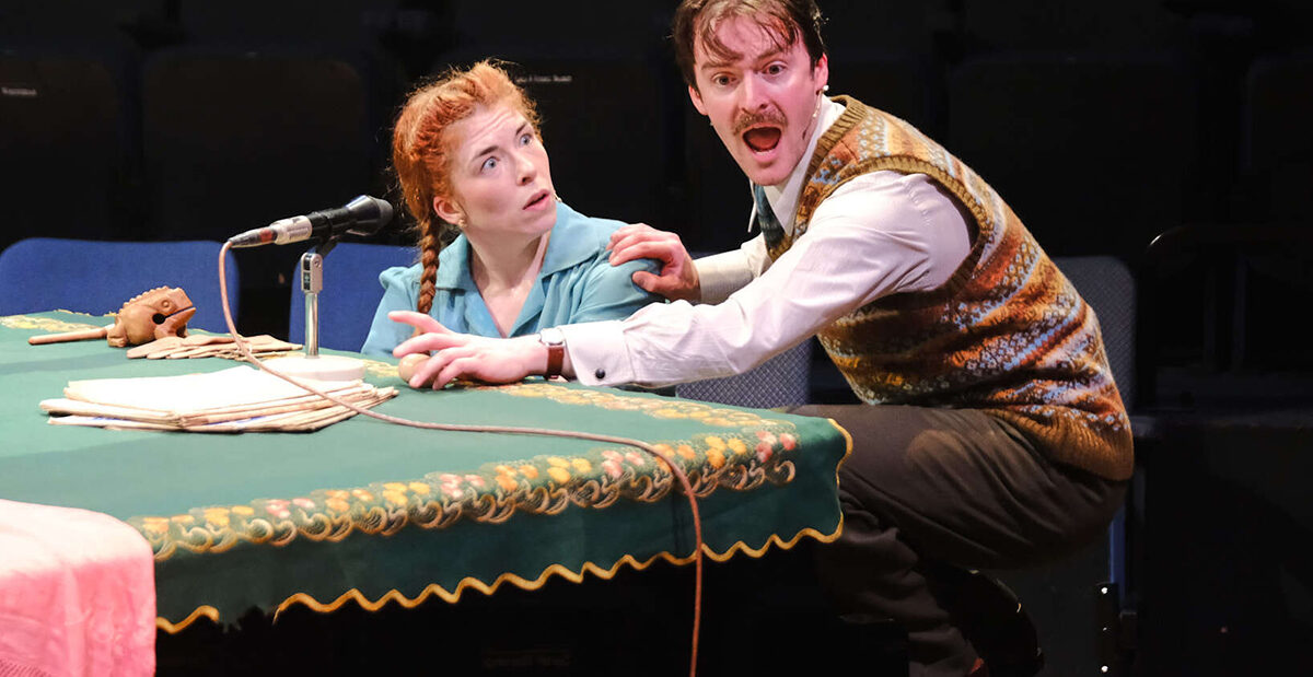 Murder for Two at Octagon Theatre, Bolton. Credit Tony Bartholomew