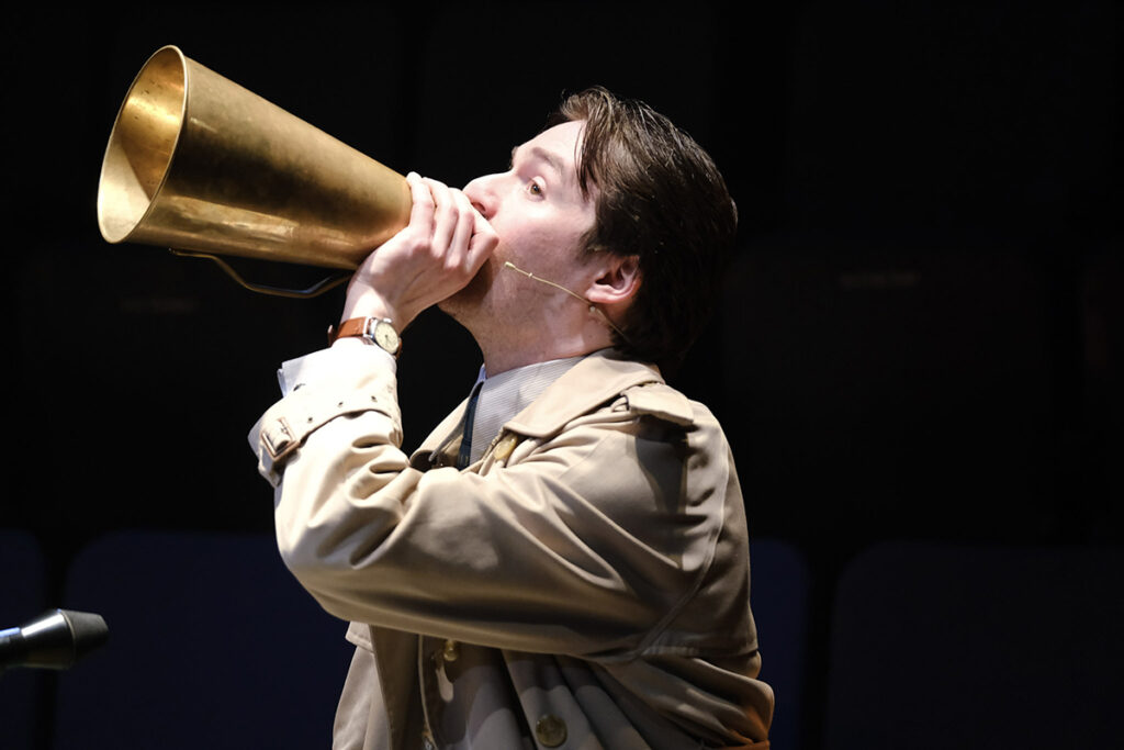 Murder for Two at Octagon Theatre, Bolton. Credit Tony Bartholomew