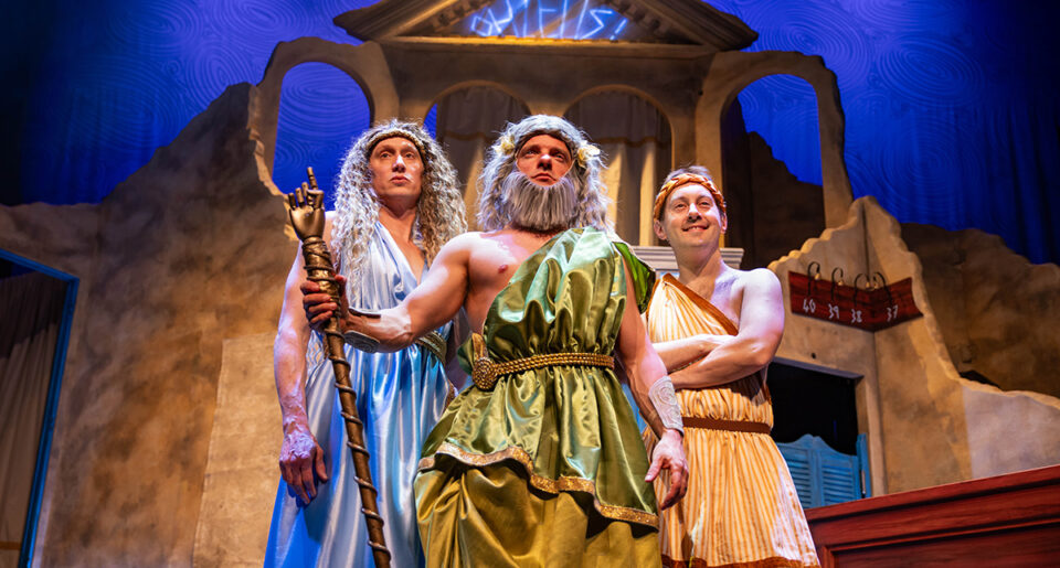 (L-R) Matt Freeman, Al Dunn, Nick Bunt in Oh Zeus! (Le Navet Bete) - photo credit Mark Senior Photography