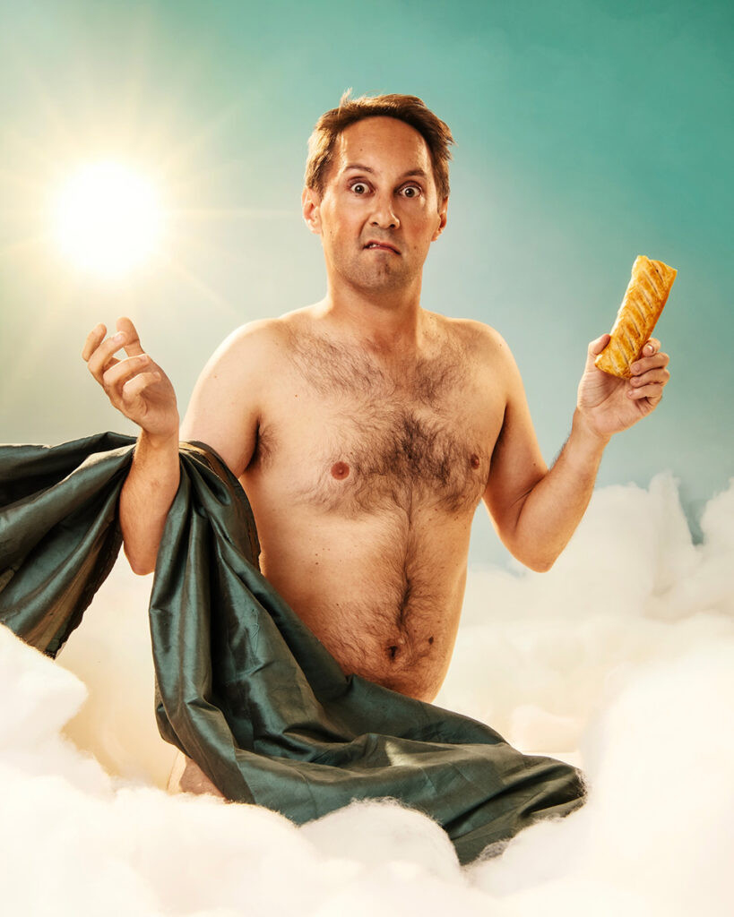 Nick Bunt as Gregg - Oh Zeus ©MattCrockett Rebecca Pitt