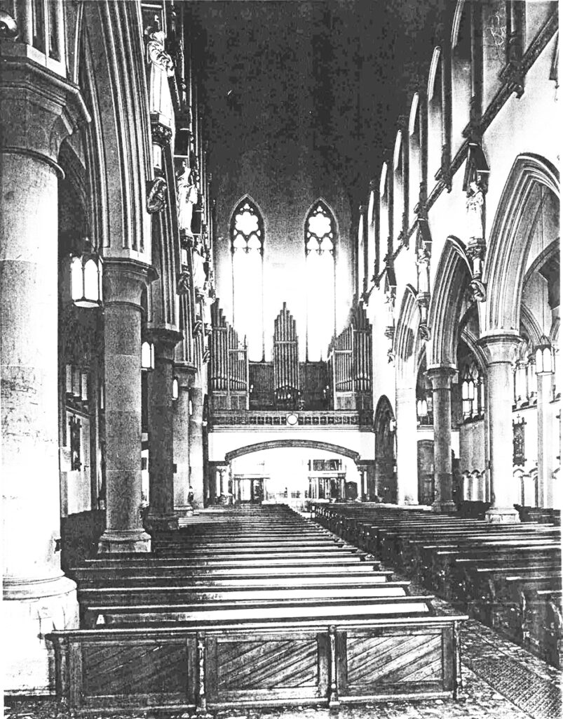 Monastery Organ 1950s. Photo courtesy of The Monastery