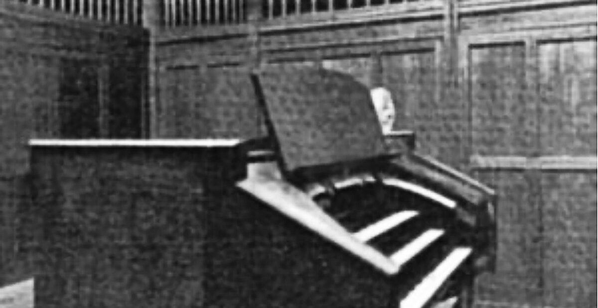 Original Wadsworth Monastery Organ. Photo courtesy of The Monastery