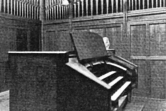 Original Wadsworth Monastery Organ. Photo courtesy of The Monastery
