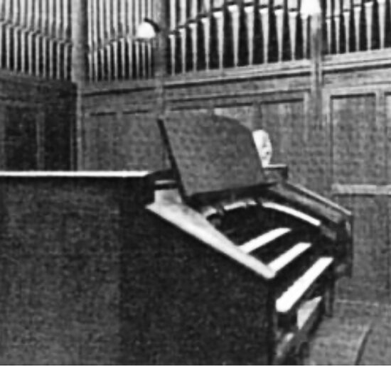 Original Wadsworth Monastery Organ. Photo courtesy of The Monastery