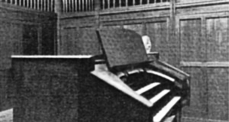 Original Wadsworth Monastery Organ. Photo courtesy of The Monastery