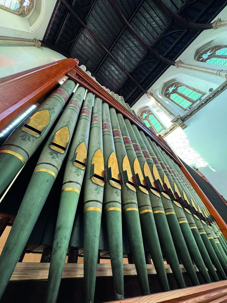 Monastery Organ. Photo courtesy of The Monastery
